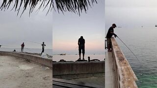 Раннее утро у пирса Мале – чай, донки и первые поклёвки