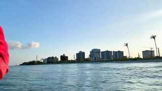 Hulhumale Beach - группер с берега и проверка снастей на Мальдивах