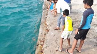 Морская рыбалка на Himmafushi днем: что ловят у рифа и у пирса