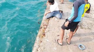 Морская рыбалка на Himmafushi днем: что ловят у рифа и у пирса