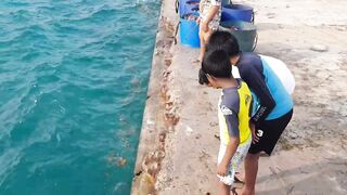 Морская рыбалка на Himmafushi днем: что ловят у рифа и у пирса