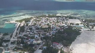 Himmafushi 2018 — Banana Reef с дрона и рыбзавод на Мальдивах