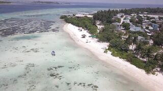Himmafushi 2018 — Banana Reef с дрона и рыбзавод на Мальдивах