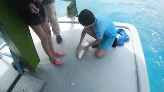 Диффуши район — рыбалка с дони: сумерки, фонари на лагуне и шквалы на подходе