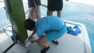 Диффуши район — рыбалка с дони: сумерки, фонари на лагуне и шквалы на подходе