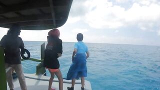 Диффуши район — рыбалка с дони: сумерки, фонари на лагуне и шквалы на подходе