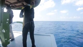 Диффуши район — рыбалка с дони: утренний выход, лёгкий бриз и рифовый брейк