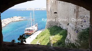Kyrenia, Cyprus — прогулка по Гирне и лодочной гавани