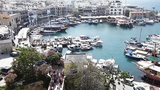 Kyrenia, Cyprus — прогулка по Гирне и лодочной гавани