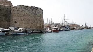 Kyrenia, Cyprus — прогулка по Гирне и лодочной гавани