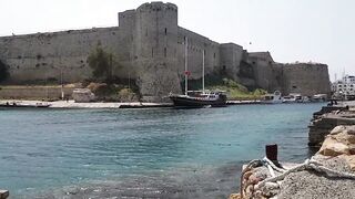 Kyrenia, Cyprus — прогулка по Гирне и лодочной гавани
