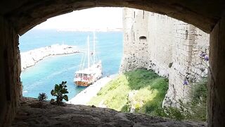 Kyrenia, Cyprus — прогулка по Гирне и лодочной гавани