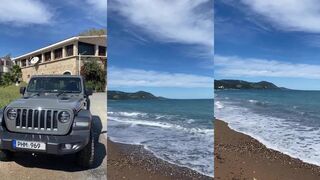 Лачи, Полис – мотопоездка к пляжу и короткий стоп у мола