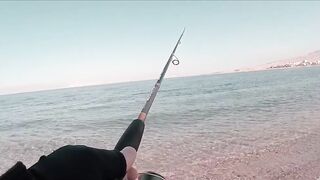 Иордания — рыбалка в Акабском заливе: что берет у волнореза?