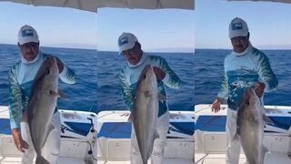 Amberjack в Акабе, Красное море: быстрый заход, мощный рывок и кайф вываживания