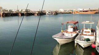 Доха — порт, рыбный рынок и рыбаки: где лучше ловить с берега?