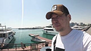 Рыбалка в Дохе Катар морская рыбалка в заливе и трофей оборвал снасть