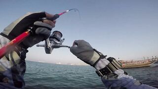 Doha Corniche — shore jigging: рыбалка в День отца удалась?