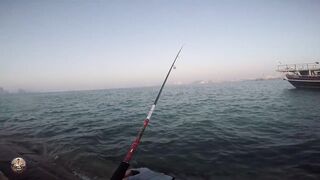 Doha Corniche — shore jigging: рыбалка в День отца удалась?