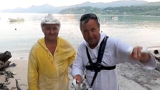 Сейшелы: морская рыбалка на лодке с местными, фильм №2