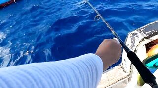 Сейшелы: морская рыбалка на лодке с местными, фильм №2