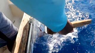 Сейшелы: морская рыбалка на лодке с местными, фильм №2