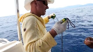 Сейшелы: морская рыбалка на лодке с местными, фильм №2