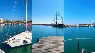 Zygi Marina — прогулка, яхты и вечерняя рыбалка с пирса