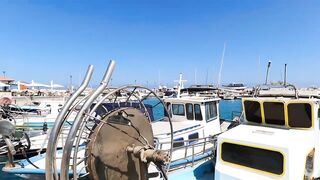 Zygi Port in Cyprus: короткий тур по причалу и лавкам рыбака