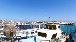 Zygi Port in Cyprus: короткий тур по причалу и лавкам рыбака