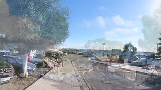 Zygi, Larnaca, Cyprus, прогулка по марине и рыбалка у пирса