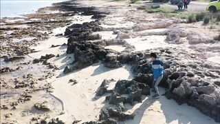 Potamos Liopetriou — рыбацкое укрытие с воздуха, обзор акватории