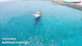 Каво Греко и Голубая лагуна, Айя-Напа — обзор с высоты и точки