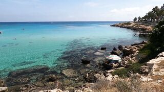 Protaras — рыбалка на Fig Tree Bay: утренние забросы с пирса