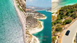 Kouris Dam: уровень воды и клев у береговой бровки весной