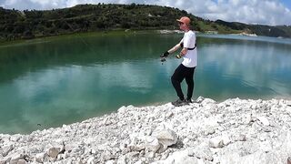 Evretou Dam - бассовая рыбалка на Кипре: приманки и рельеф