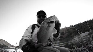 Asprokremmos, Cyprus — бассы на джиг: рельеф, ветер и тени дамбы