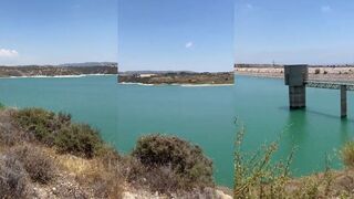 Asprokremmos Dam — рыбалка со стороны дамбы, глубины и точки