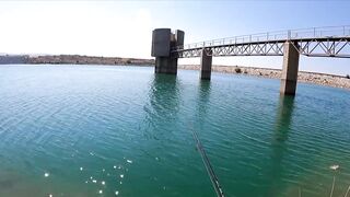 Asprokremmos Dam, часть II, бассовая рыбалка на Кипре