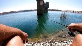 Asprokremmos Dam, часть II, бассовая рыбалка на Кипре
