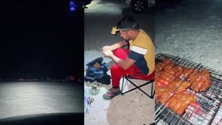 Al Wakrah Beach, Qatar — прогулка по пляжу и вечерние забросы