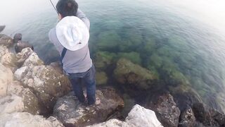 Al Wakrah — hook fishing: рыбалка в доке на закате