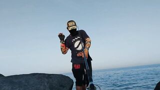 UAE, Banana Island: кальмары на свет — ночная оснастка и проводки