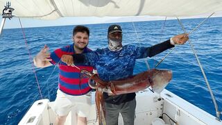 Aqaba, Jordan — рыбалка в Красном море: днём у волнорезов