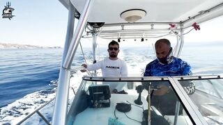 Aqaba, Jordan — рыбалка в Красном море: днём у волнорезов