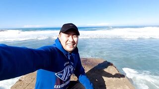 Rabat, Morocco — рыбалка в Атлантике: прибой, свалы и ветер