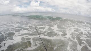 Mahé, Seychelles — рыбалка с берега, часть 3: утренний выход хищника