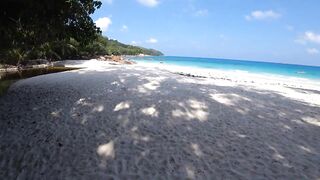 Praslin, Seychelles — видеоблог: пляжи, находки и рыбалка у камней