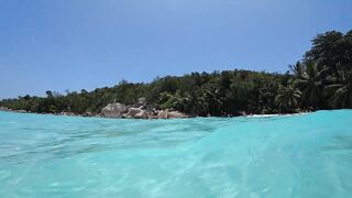 Praslin, Seychelles — видеоблог: пляжи, находки и рыбалка у камней