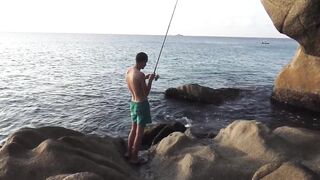 La Digue, Seychelles — Анс Север: рыбалка на 4-й день по плану